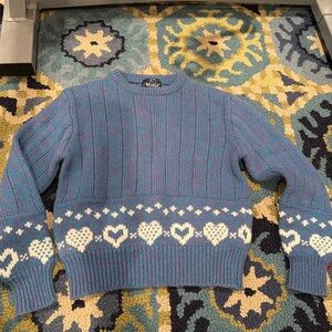 Woolrich heart sweater